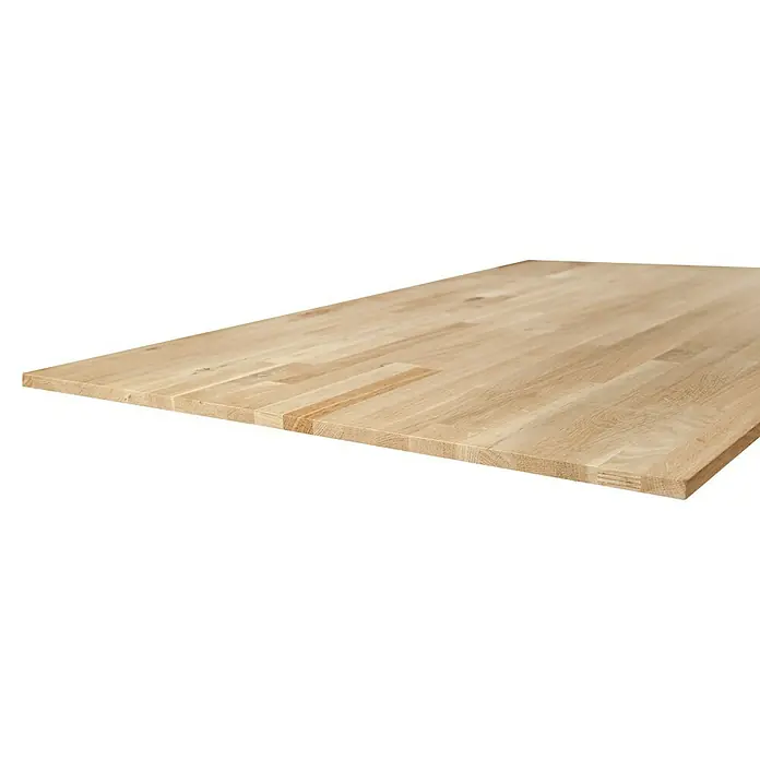 Exclusivholz Leimholzplatte Eiche slim (Eiche, Qualitätsstufe Leimholzplatte: B/C, 1.200 x 600 x 12,5 mm)