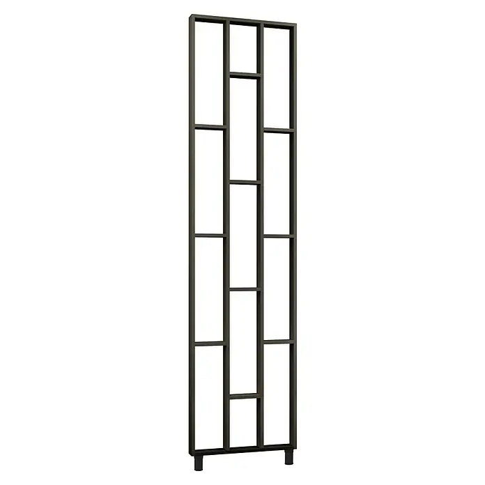Mixpol Profile Raumteiler Cube Schwarz ARF (63,4 x 250 cm, Schwarz)