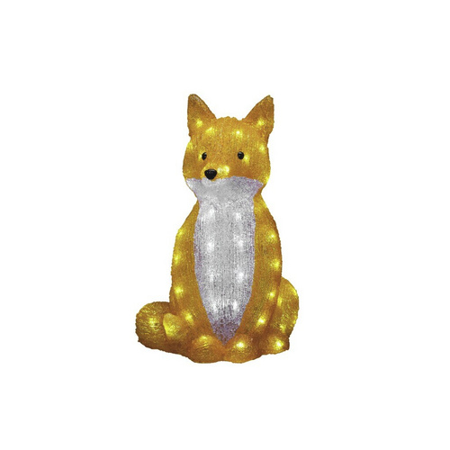 Konstsmide LED Figur, Kunststoff, BxHxL: 24 x 40 x 25,5 cm, inkl. Leuchtmittel - orange