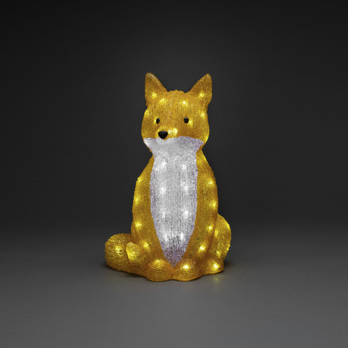 Konstsmide LED Figur, Kunststoff, BxHxL: 24 x 40 x 25,5 cm, inkl. Leuchtmittel - orange Bild 2