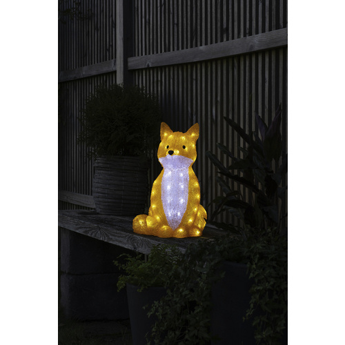 Konstsmide LED Figur, Kunststoff, BxHxL: 24 x 40 x 25,5 cm, inkl. Leuchtmittel - orange Bild 3