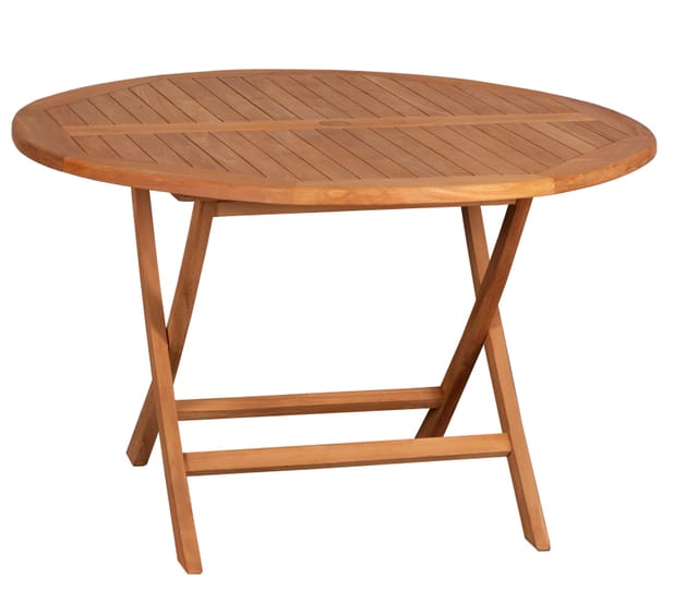 DEVRIES Gartentisch »Woodie«, BxHxT: 120 x 75 x 120 cm, Tischplatte: Teakholz - braun