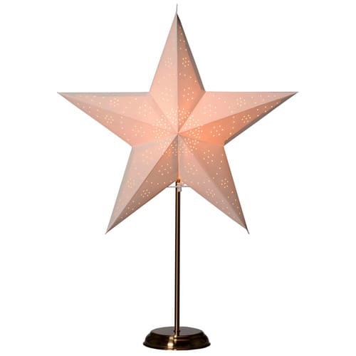 Konstsmide LED-Dekoleuchte, Breite: 48 cm, weiß/messingfarben, für: Innen - weiss