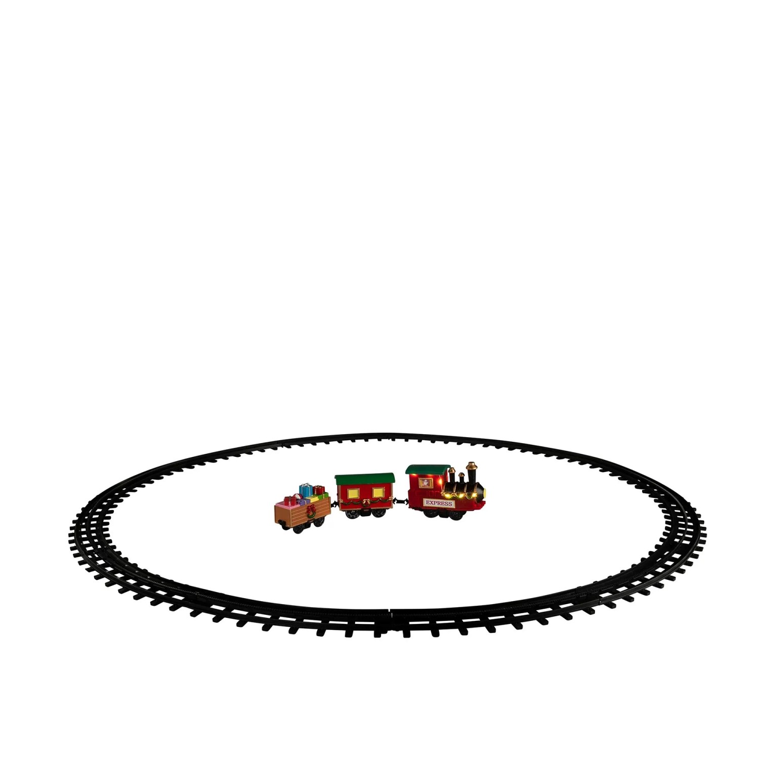 Konstsmide LED-Modelleisenbahn mit Soundeffekte für Innen Ø 106 cm