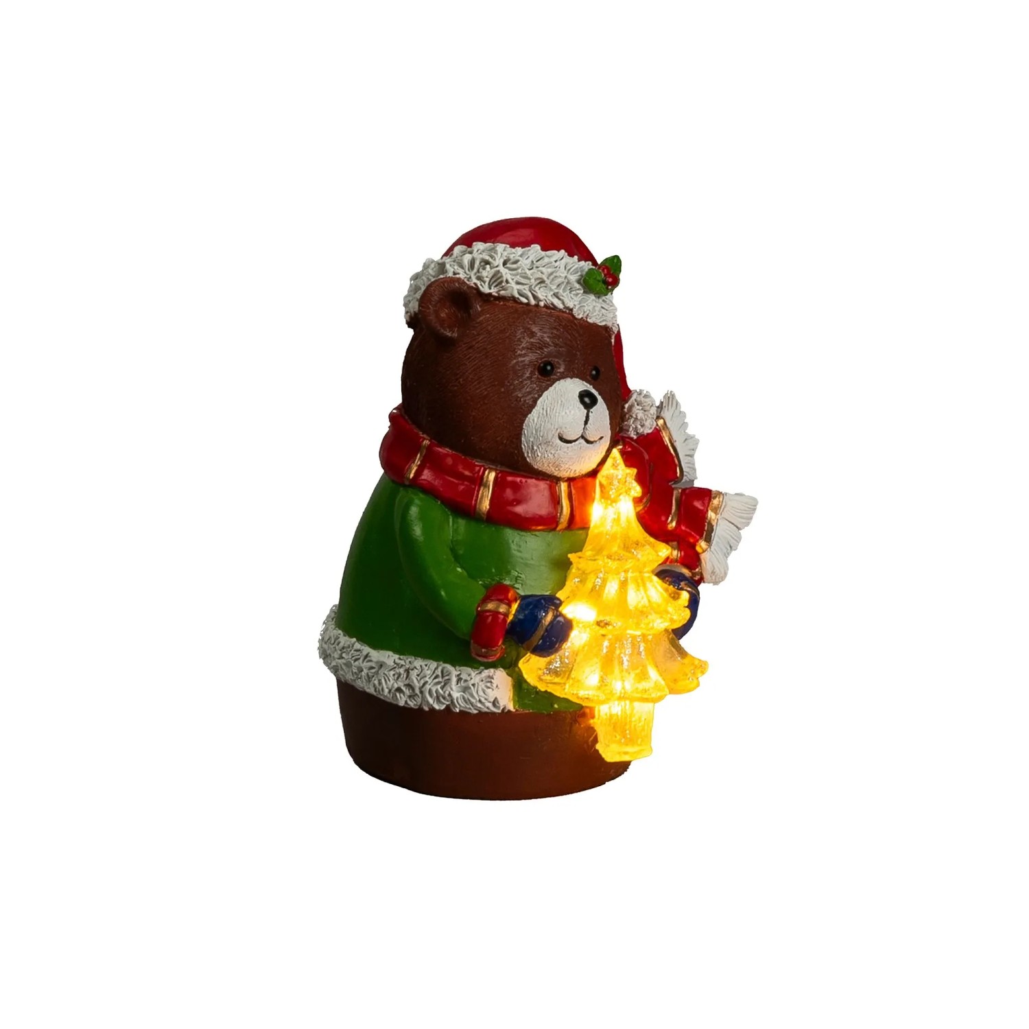 Konstsmide LED-Weihnachtsfigur Teddybär für Innen 15 cm x 11,5 cm