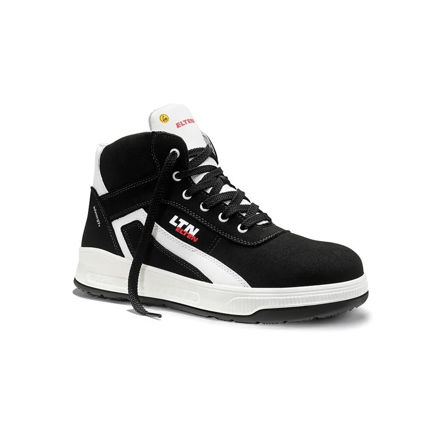 ELTEN Sicherheitsschnürstiefel BATES XXST BLACK Mid ESD S3S Größe 45