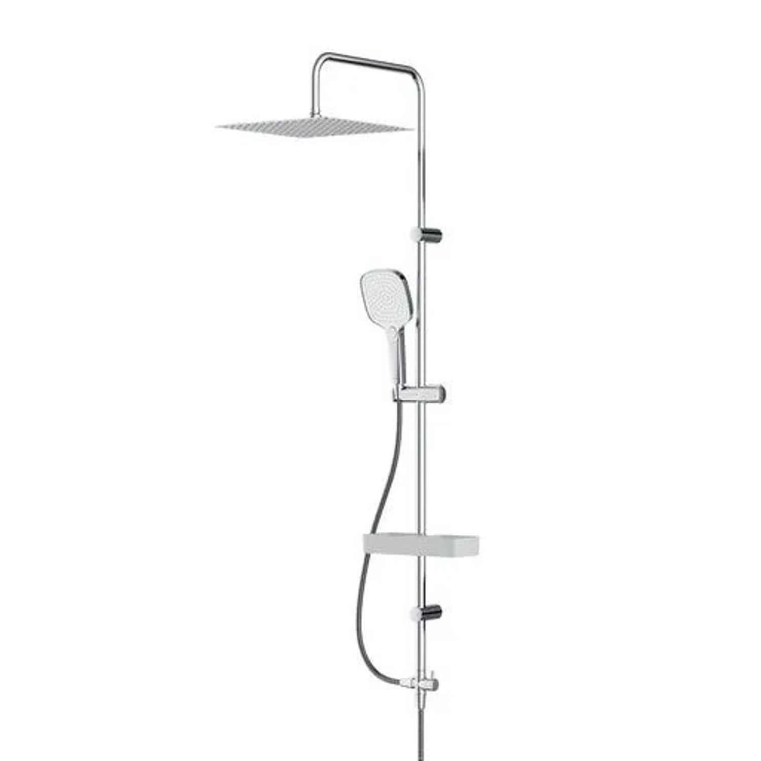 AM.PM Duschsystem Play Duschset Duschsystem ohne Armatur Regenduschset Handbrause Duschsäule F078X203 Chrom