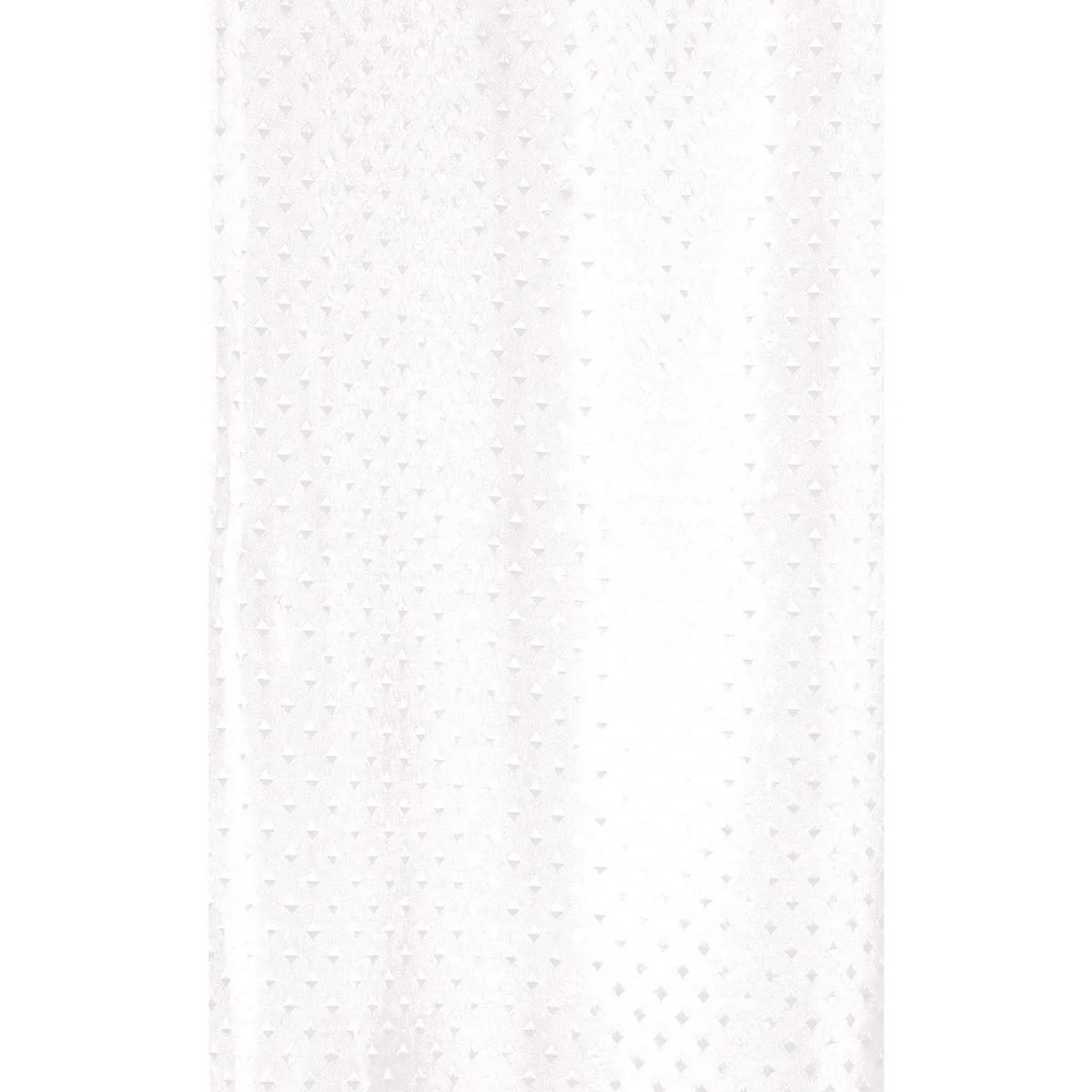 Euroshowers Duschvorhang Weiß Extra Lang 180 x 240 cm Polyester