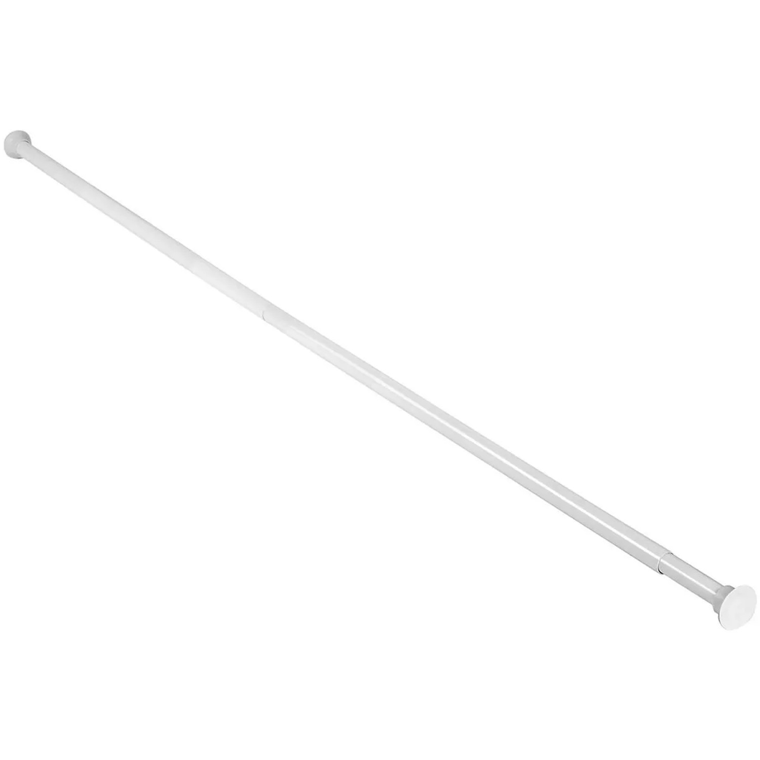 Euroshowers Teleskop Duschvorhangstange Weiß 75 bis 220 cm 22 mm