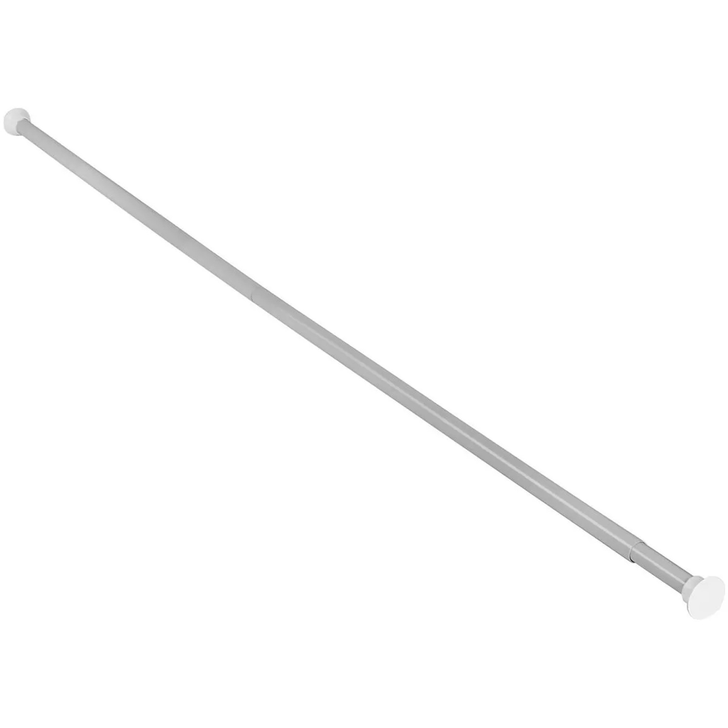Euroshowers Teleskop Duschvorhangstange Chrom 75 bis 220 cm 22 mm