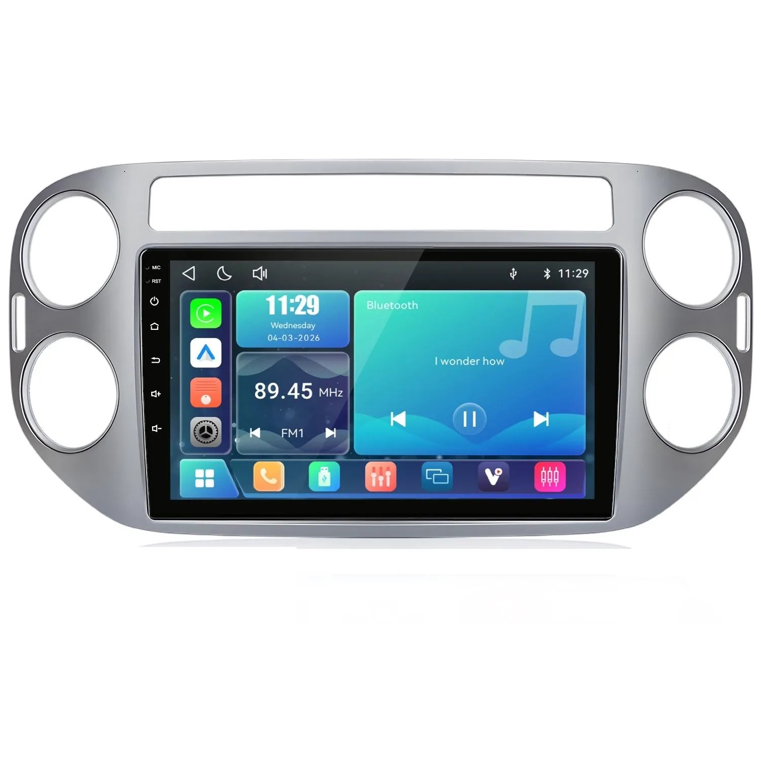 Junsun Autoradio Für VW Tiguan 1 NF 2007-2016 Linux