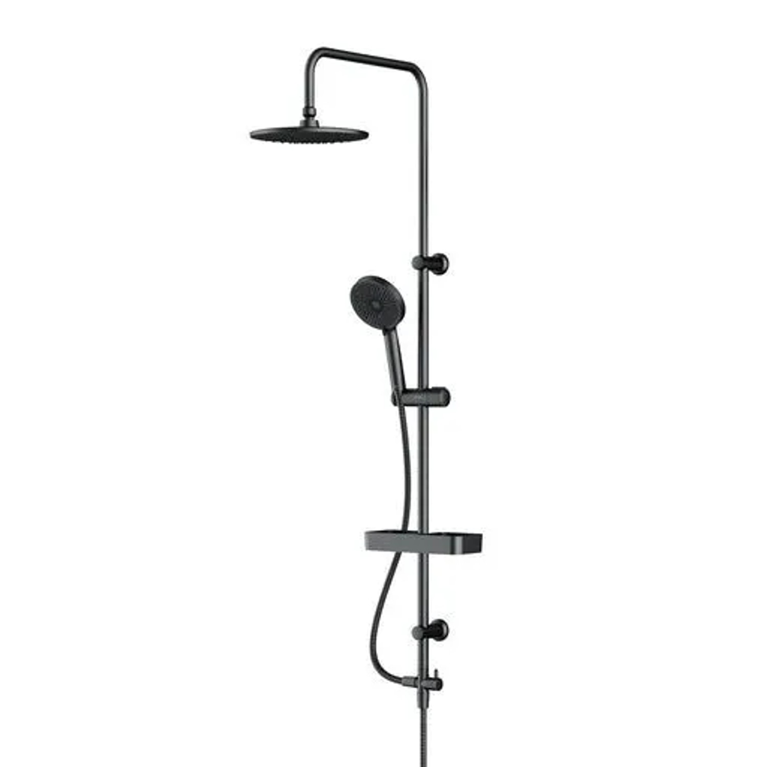 AM.PM Duschsystem Play Duschset Duschsystem ohne Armatur Regenduschset Handbrause Duschsäule F078Y222 Schwarz