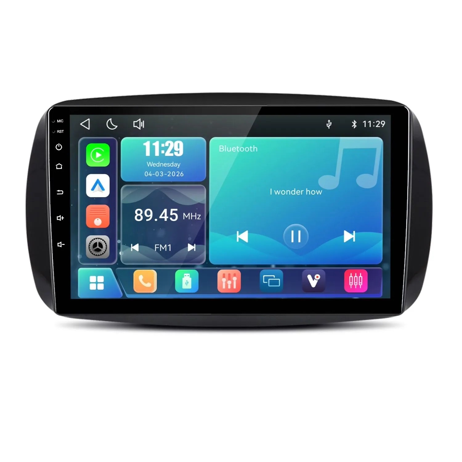 Junsun Autoradio Für Benz Smart Fortwo 2015-2019 Linux