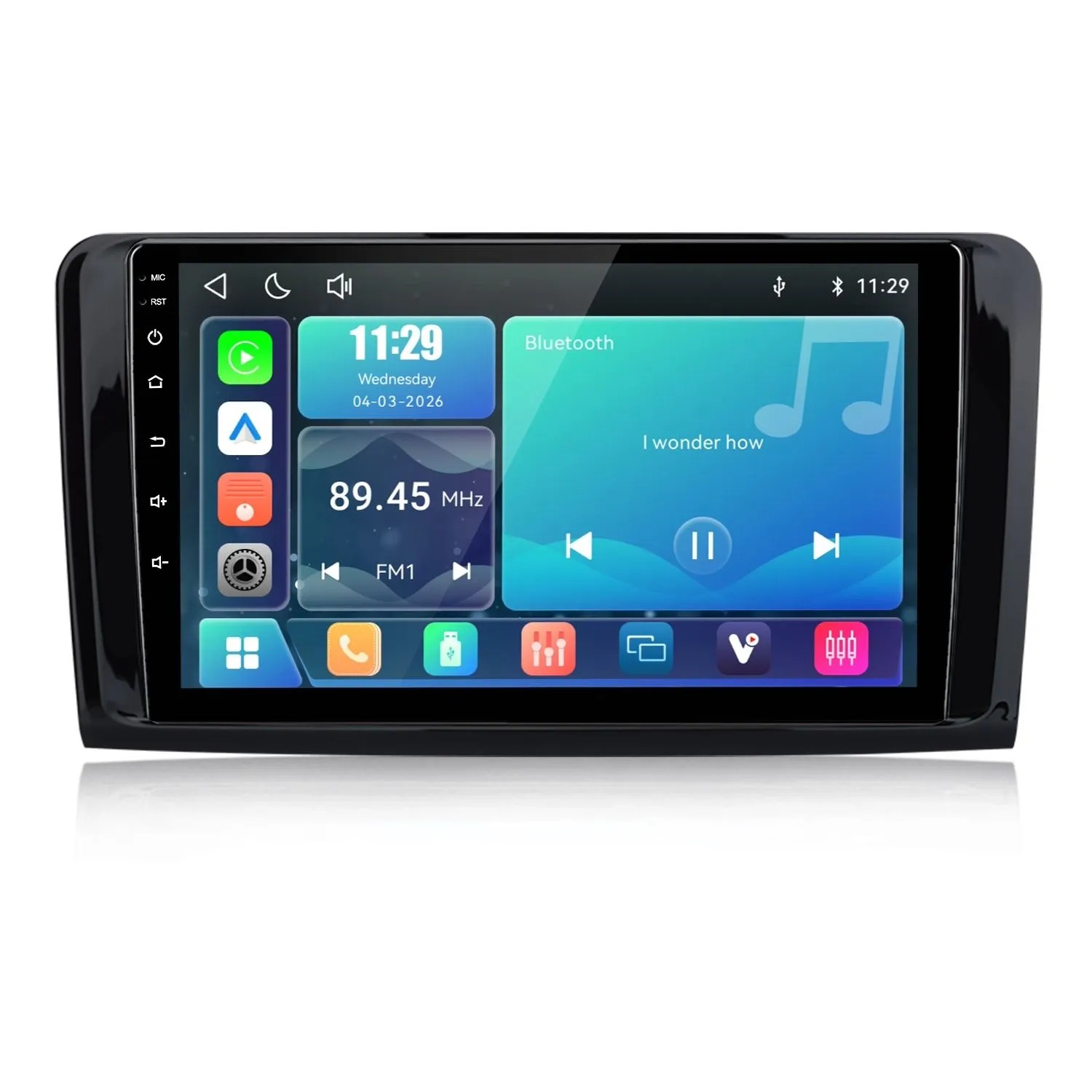 Junsun Autoradio Für Mercedes-Benz ML-Class W164 2005-2012 Linux