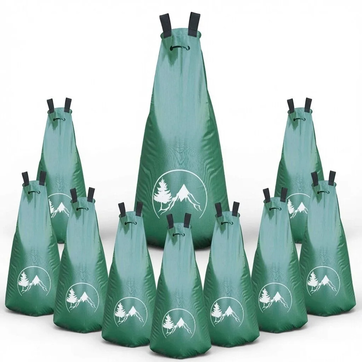 TTL GARDEN Bewässerungssack für Bäume 100 L 10er Set Baumbewässerung Wassersack Wassertasche Bewässerungssystem Baumsack