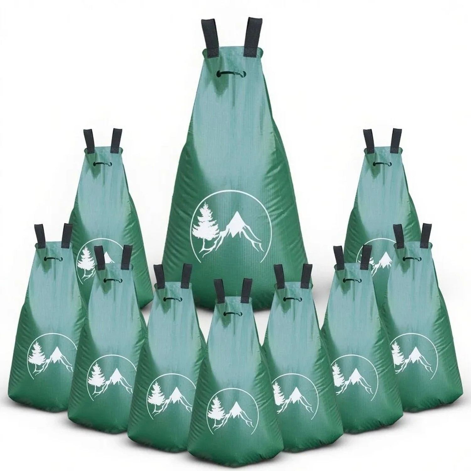 TTL GARDEN Bewässerungssack für Bäume 75 L 10er Set Baumbewässerung Wassersack Wassertasche Bewässerungssystem Baumsack