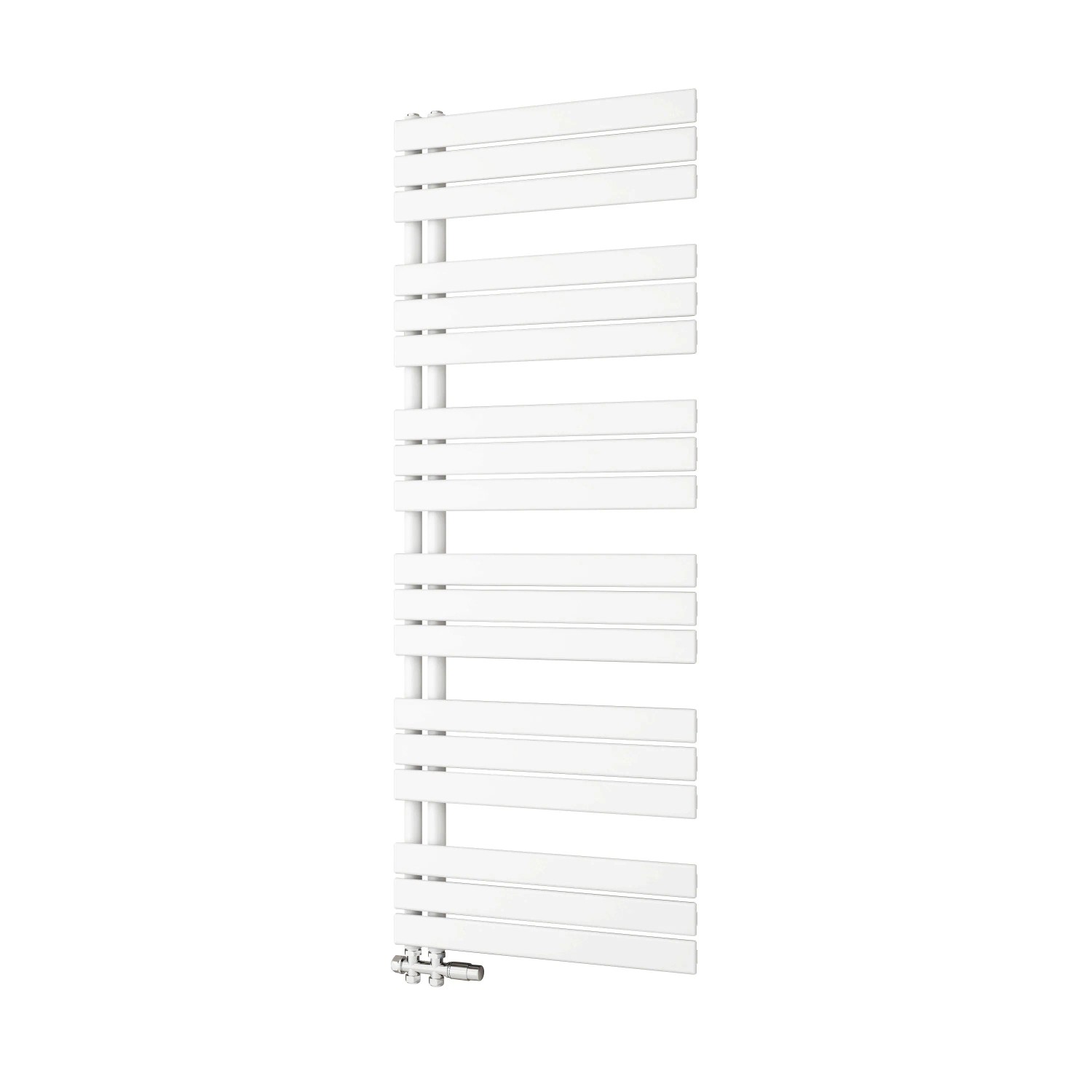 Duschparadies Badheizkörper Handtuchtrockner für Badezimmer 1599x600mm 1027W Seitenanschluss Weiß