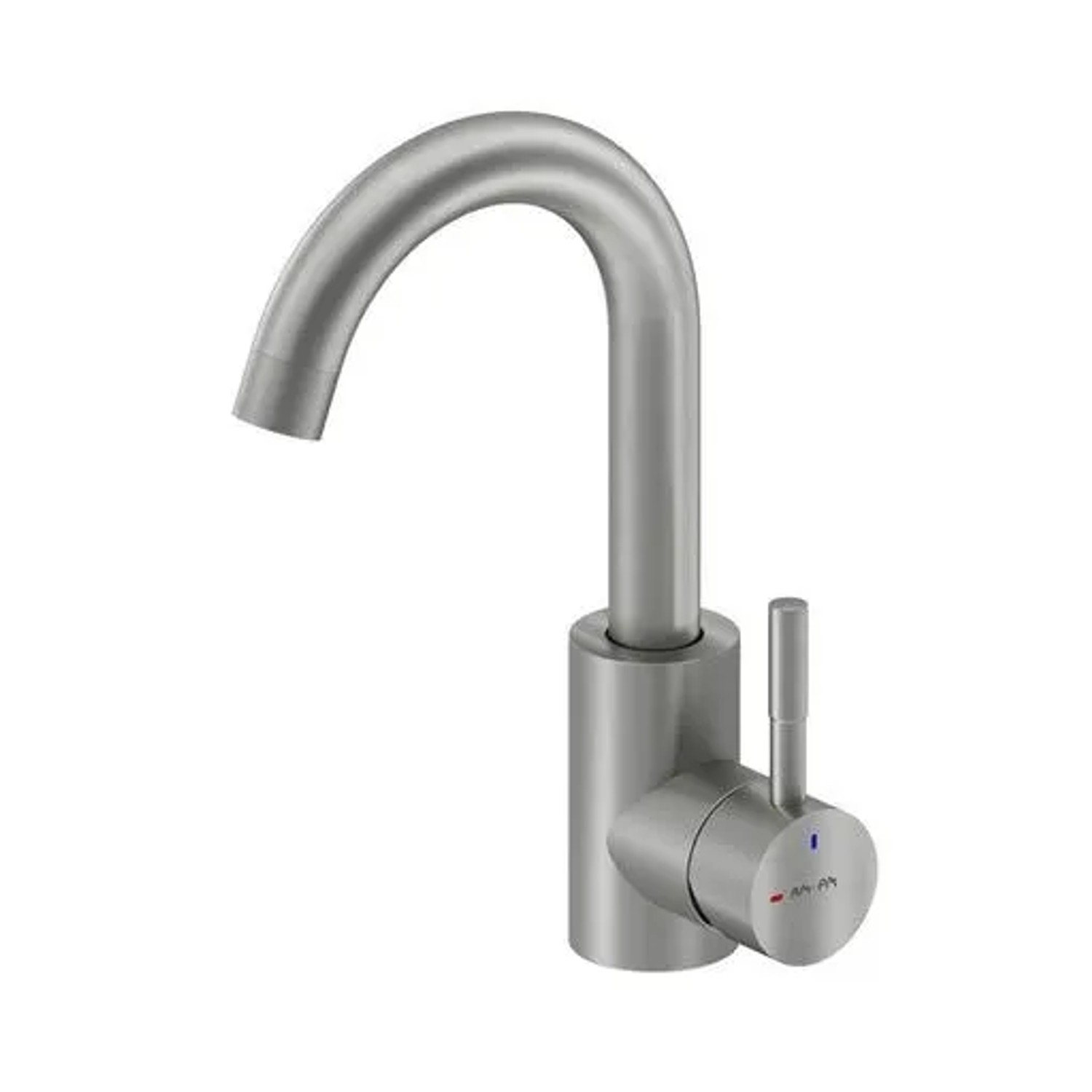 AM.PM Einhebel-Waschtischarmatur Mit Drehbarem X-Joy S F85B02711 Gebürsteter Edelstahl