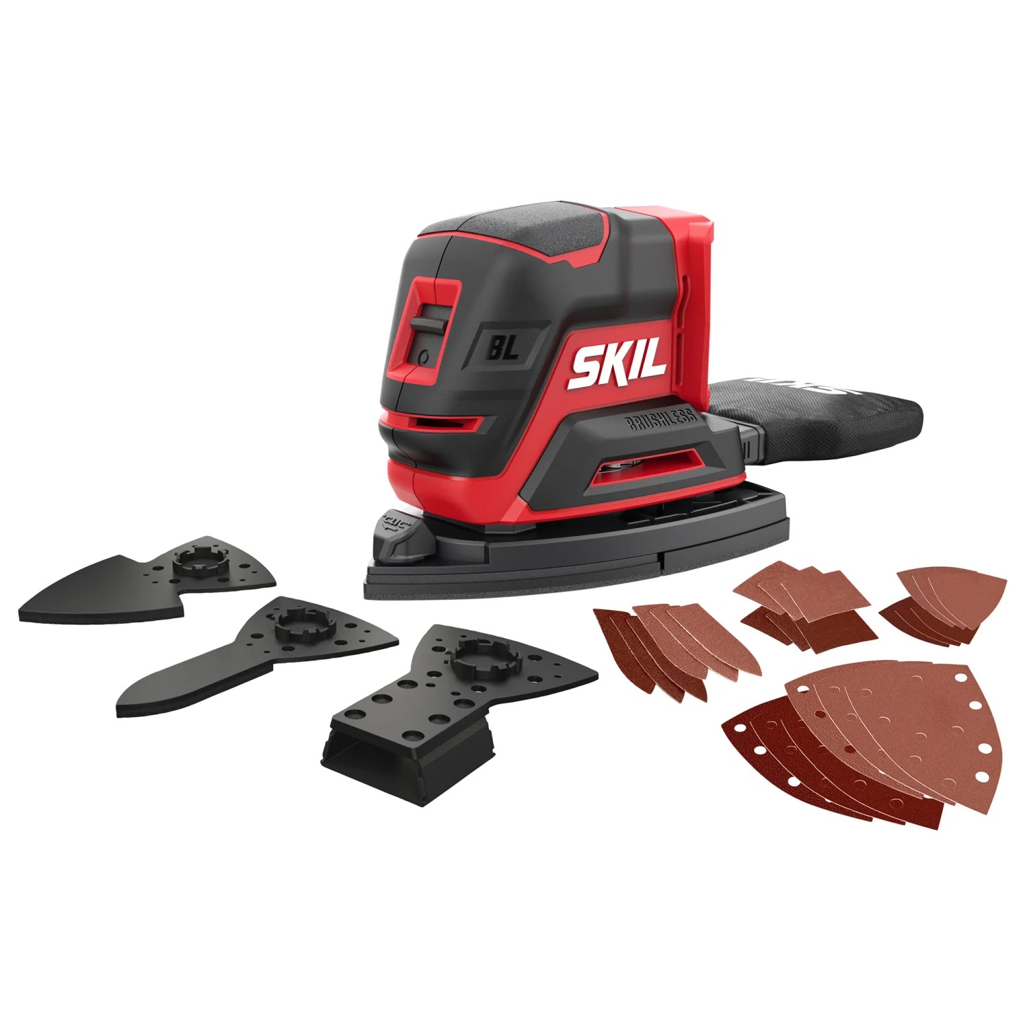 Skil Akku-Multischleifer Compact 3720CD Bürstenlos Ohne 20 V Akku & Ladegerät