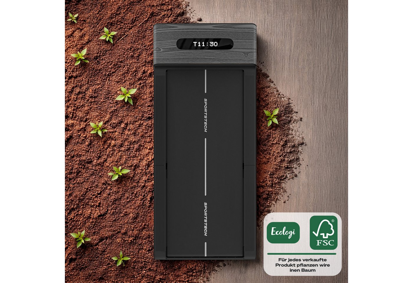 SPORTSTECH 20690 - Walking-Pad, WoodPad Pro grau Bild 5