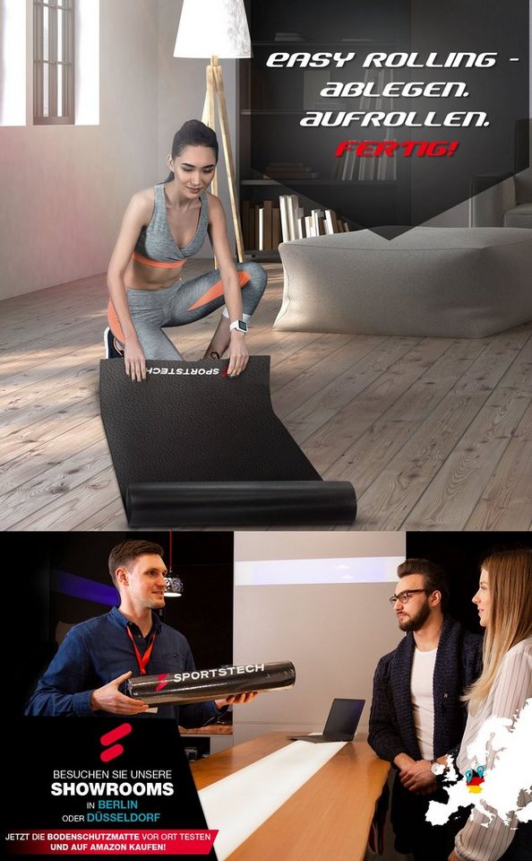 SPORTSTECH 229 - Matte, Bodenschutzmatte groß Bild 3