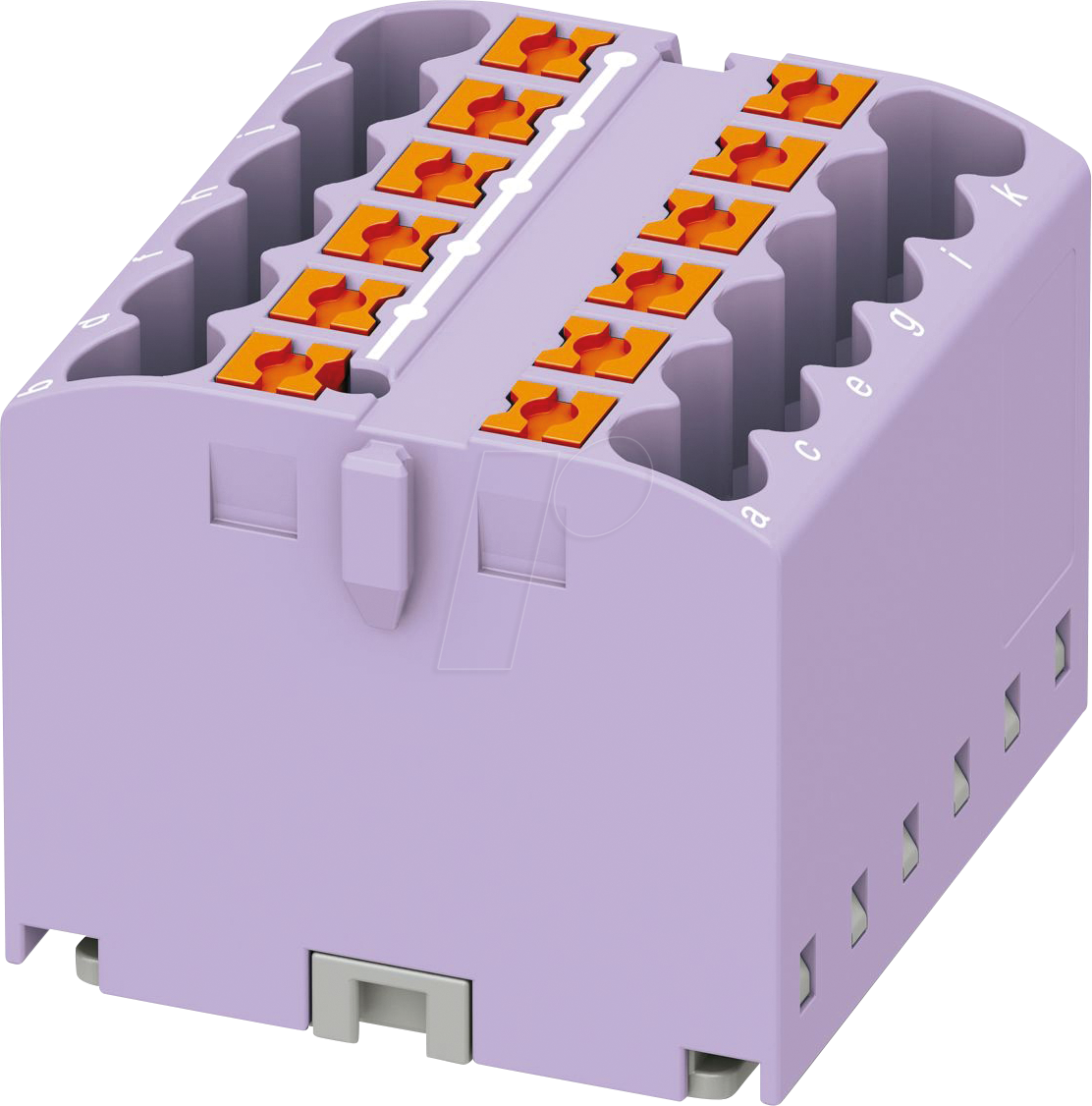 PHOE 3273302 - Verteilerblock PTFIX, 12x2,5, violett