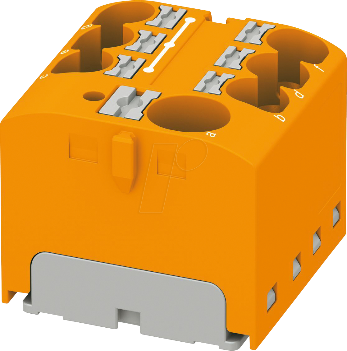 PHOE 3273874 - Verteilerblock PTFIX, 10/6x4, orange