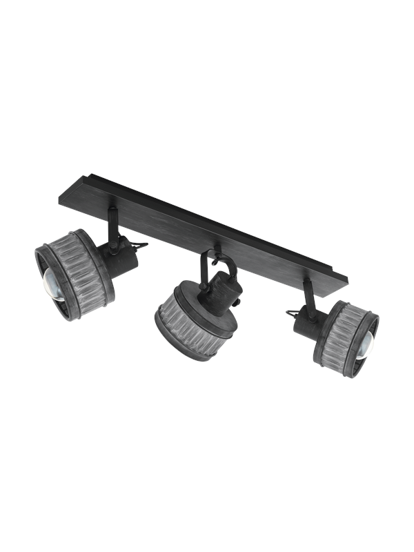 EGLO TURROCK SPOTSCHIENE 3XE27 SCHWARZ