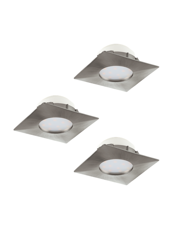 EGLO PINEDA EINBAU-SET 3X500LM 78X78 BS