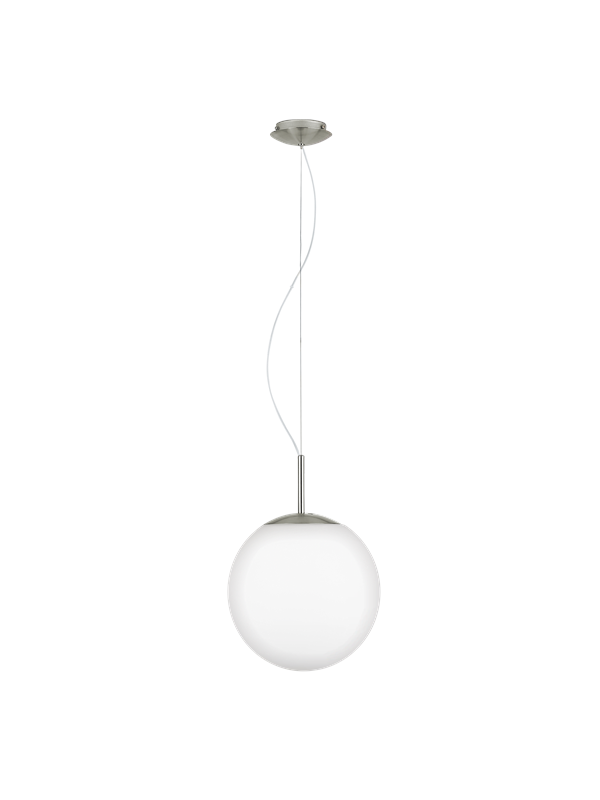 EGLO PIEDALE PRO PENDELLEUCHTE GLAS E27 L2000 Ø300 WEISS