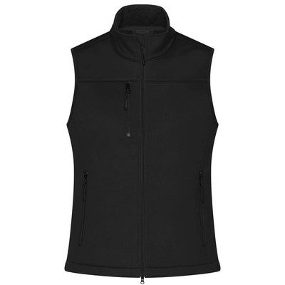 Damen Softshell Weste Recycled Polyester JN1169, schwarz, Größe XL