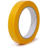 Washi Tape, dünnes Goldband für flache Farbkanten, 50 m x 19 mm, gelb Bild 2