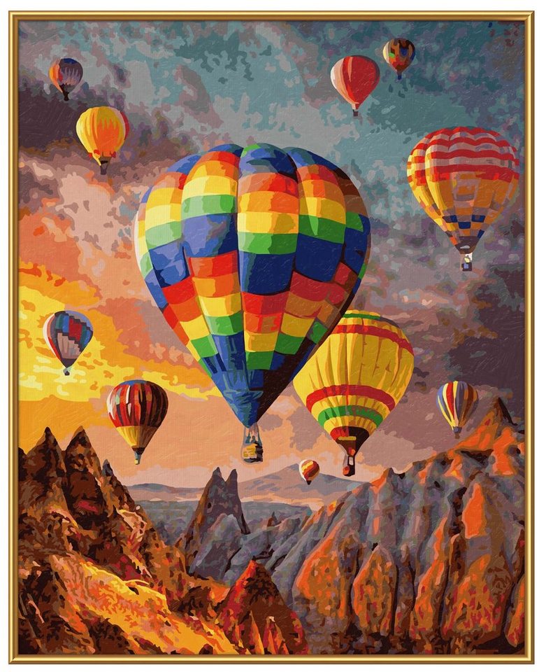 Schipper Malen nach Zahlen Meisterklasse Premium - Heißluftballons, Made in Germany Bild 2