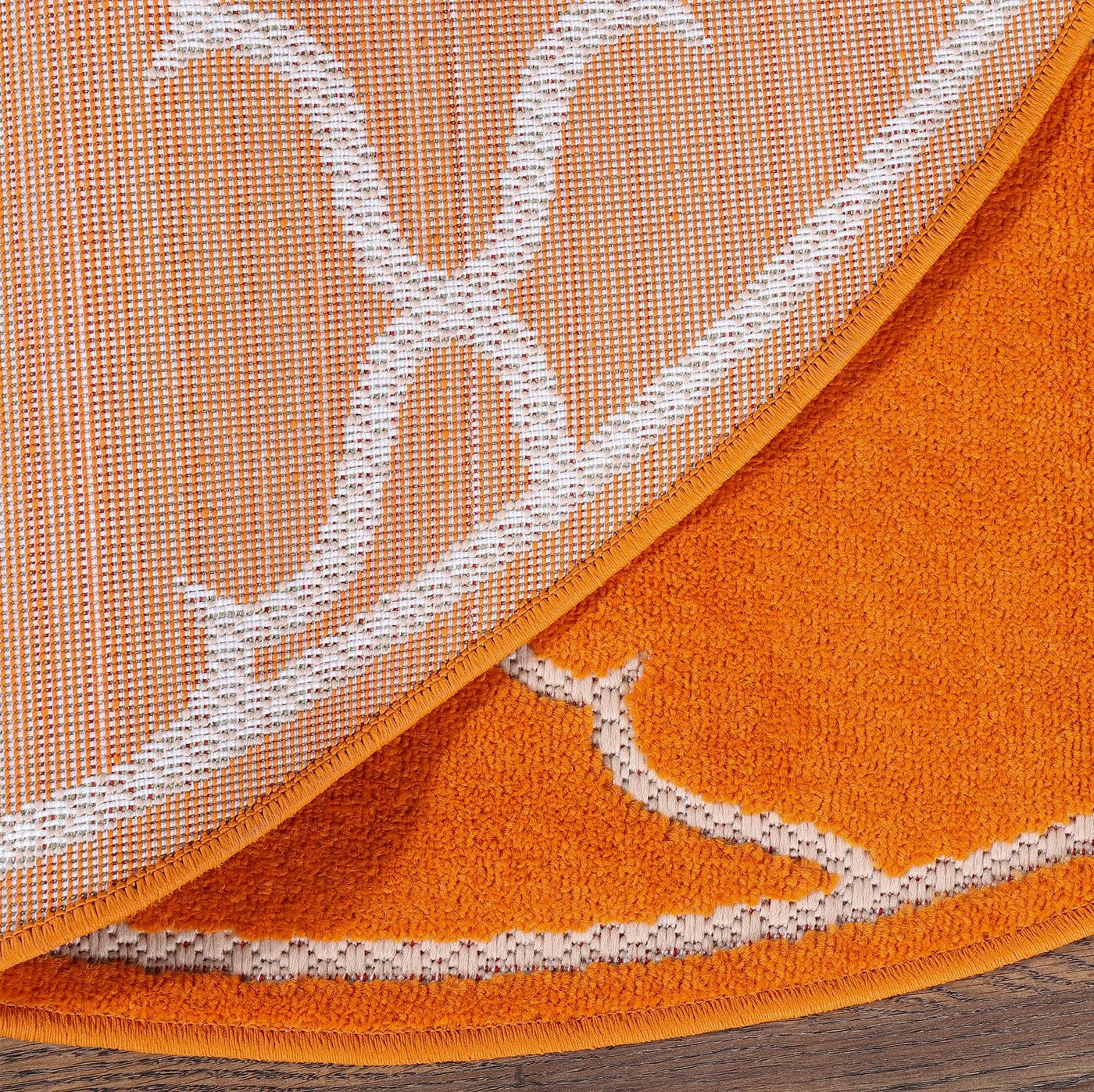 Sanat Teppich Berlin, auch als Läufer und in Rund, rund, Höhe: 6 mm, In -und Outdoor geeignet, robust und pflegeleicht Bild 4