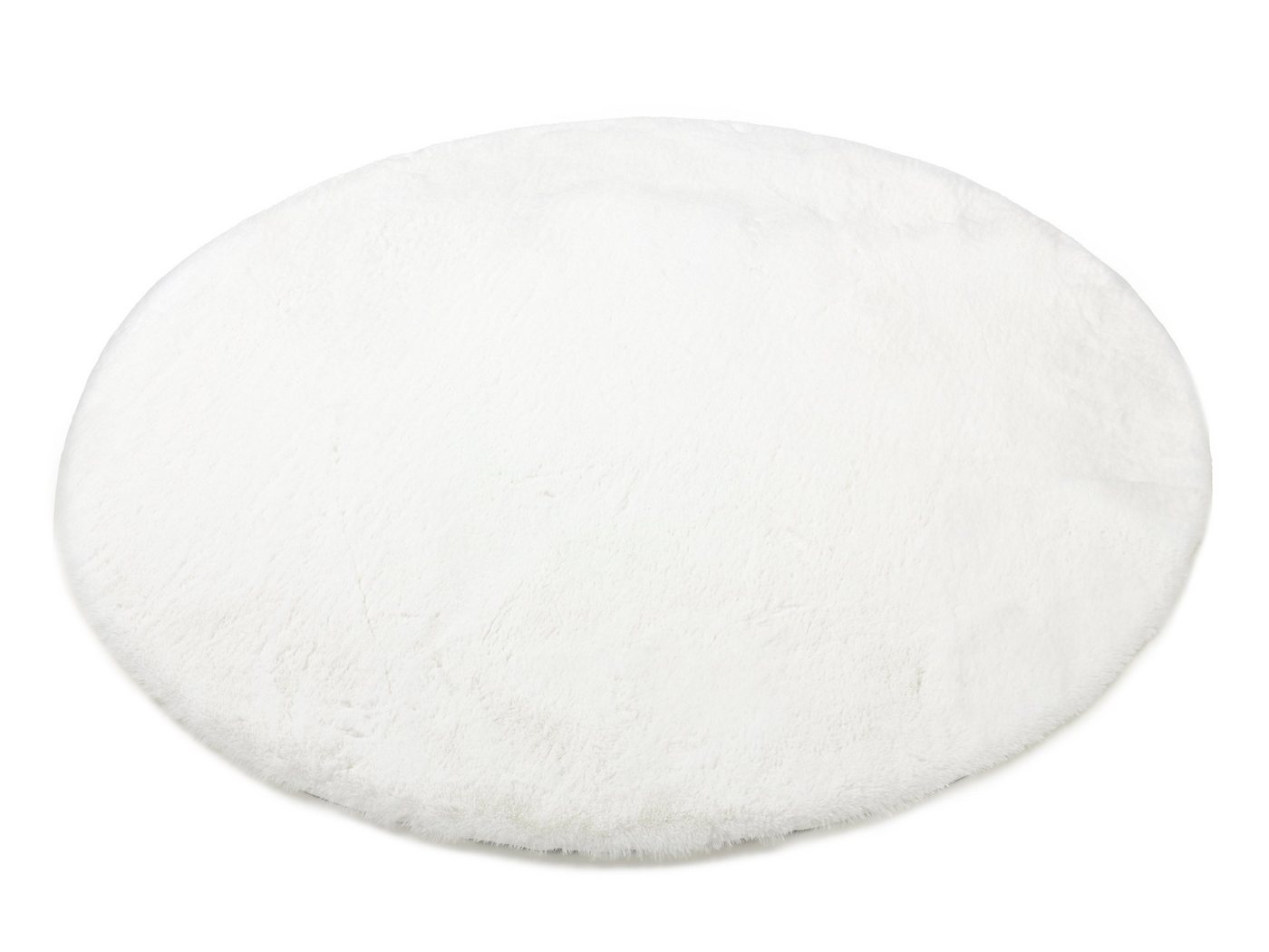 OCI DIE TEPPICHMARKE Hochflor-Teppich ROCKY SOFT, Fell Haptik, rund, Höhe: 35 mm, Kunstfell, weich, kuschelig, maschinell gewebt, Kaninchen Haptik Bild 2