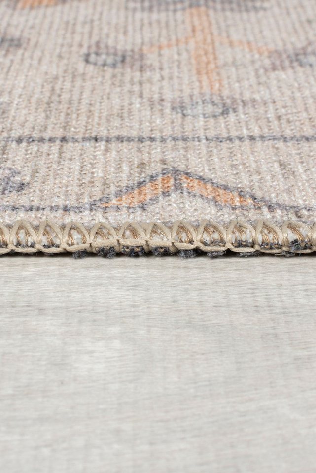 FLAIR RUGS Teppich Teo, rechteckig, Höhe: 4 mm, Waschbarer Traditioneller Teppich Bild 5