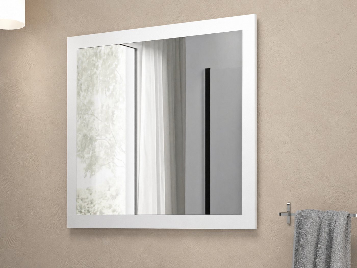 welltime Badspiegel Garda, Waschbeckenunterschrank,Breite 80 cm,Waschtisch (1-St), Breite 80 cm- Passend zur Serie Garda Bild 4