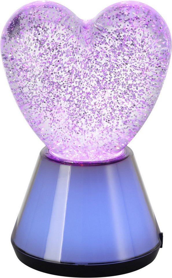 EGLO LED Tischleuchte GLITTER, RGB, LED fest integriert, LED Glitzer Tischlampe Glitter, RGB Glitzerlampe mit Farbwechsel Bild 3