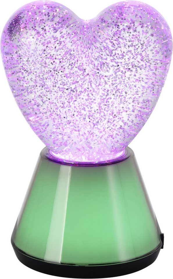EGLO LED Tischleuchte GLITTER, RGB, LED fest integriert, LED Glitzer Tischlampe Glitter, RGB Glitzerlampe mit Farbwechsel Bild 4