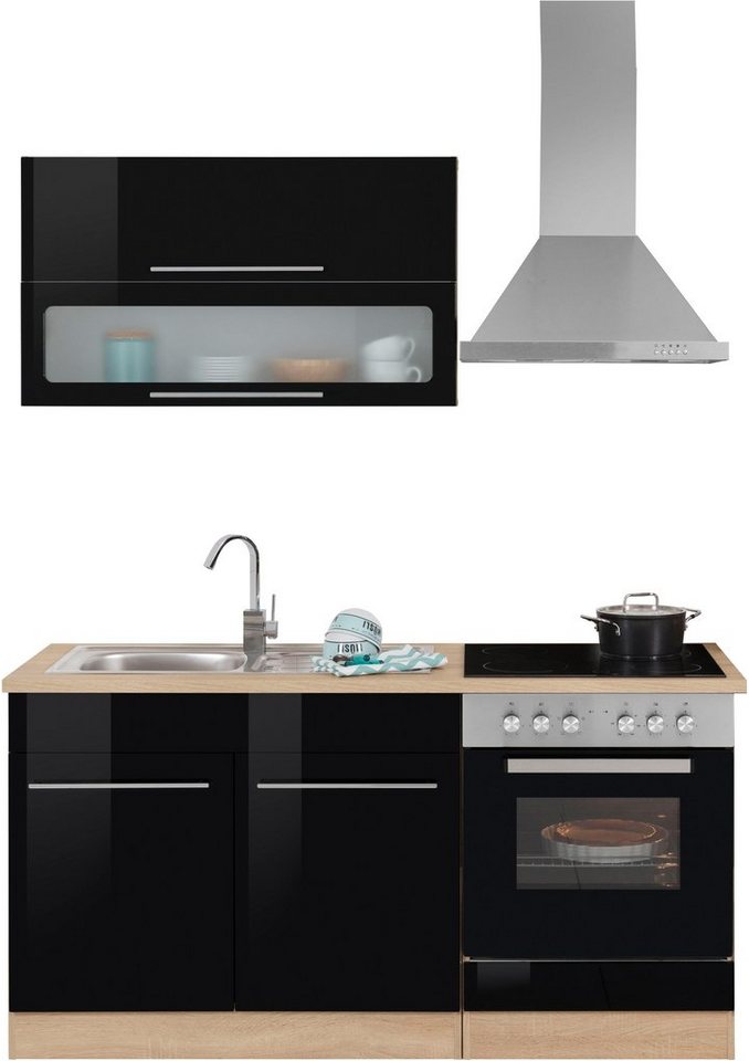 KOCHSTATION Pantryküche KS-Eton, mit E-Geräten, Breite 160 cm Bild 4