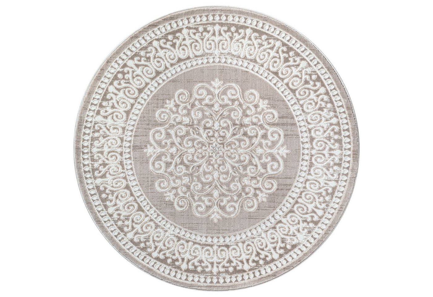 Sanat Teppich Harmony 3204, auch als Läufer und rund, rund, Höhe: 12 mm, Wohnzimmer, Kurzflor, modern, Orient Optik, Schlafzimmer Bild 4