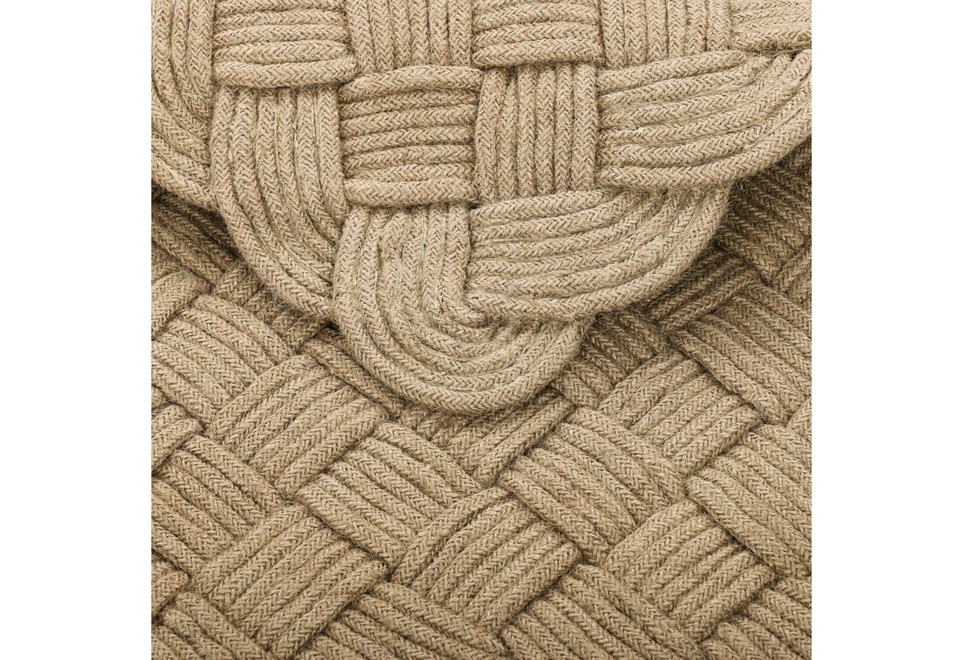 Mirabeau Teppich Fußmatte Harman beige, rechteckig, Höhe: 50.0 mm