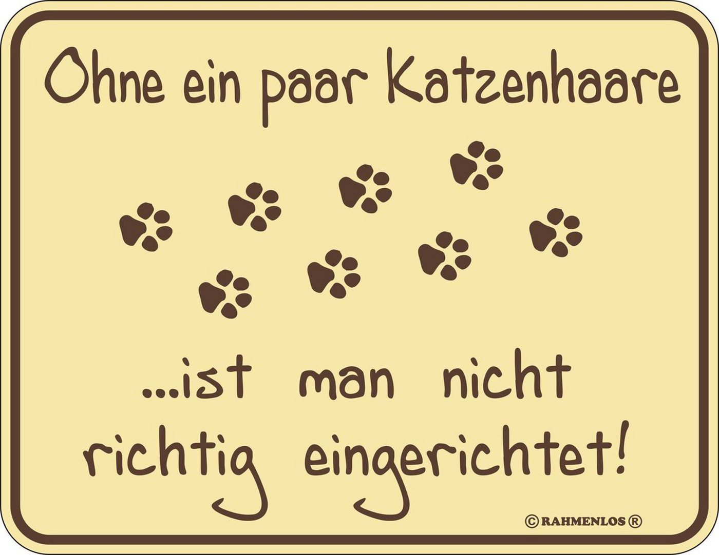 Magnet Ohne ein paar Katzenhaare - Magnete - ist man nicht eingerichtet