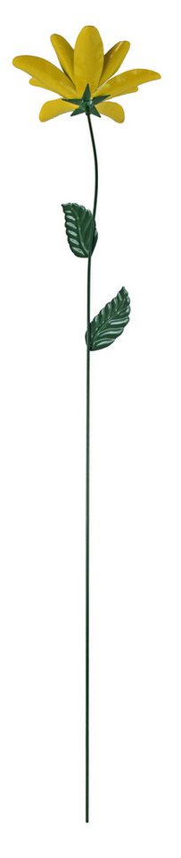 IKO Gartenstecker Metall-Gartenstecker "Ewige Blüte" Filigrane Metall-Lilie, wetterfest & auch als Insektentränke nutzbar Bild 2