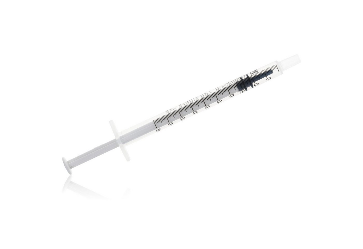 Dispomed Einwegspritze DISPOMED Feindosierspritzen 1ml mit Spardorn 100Stk, (Großpackung, 100-St., sterile Einwegspritzen), für medizinische und nicht-medizinische Verwendung