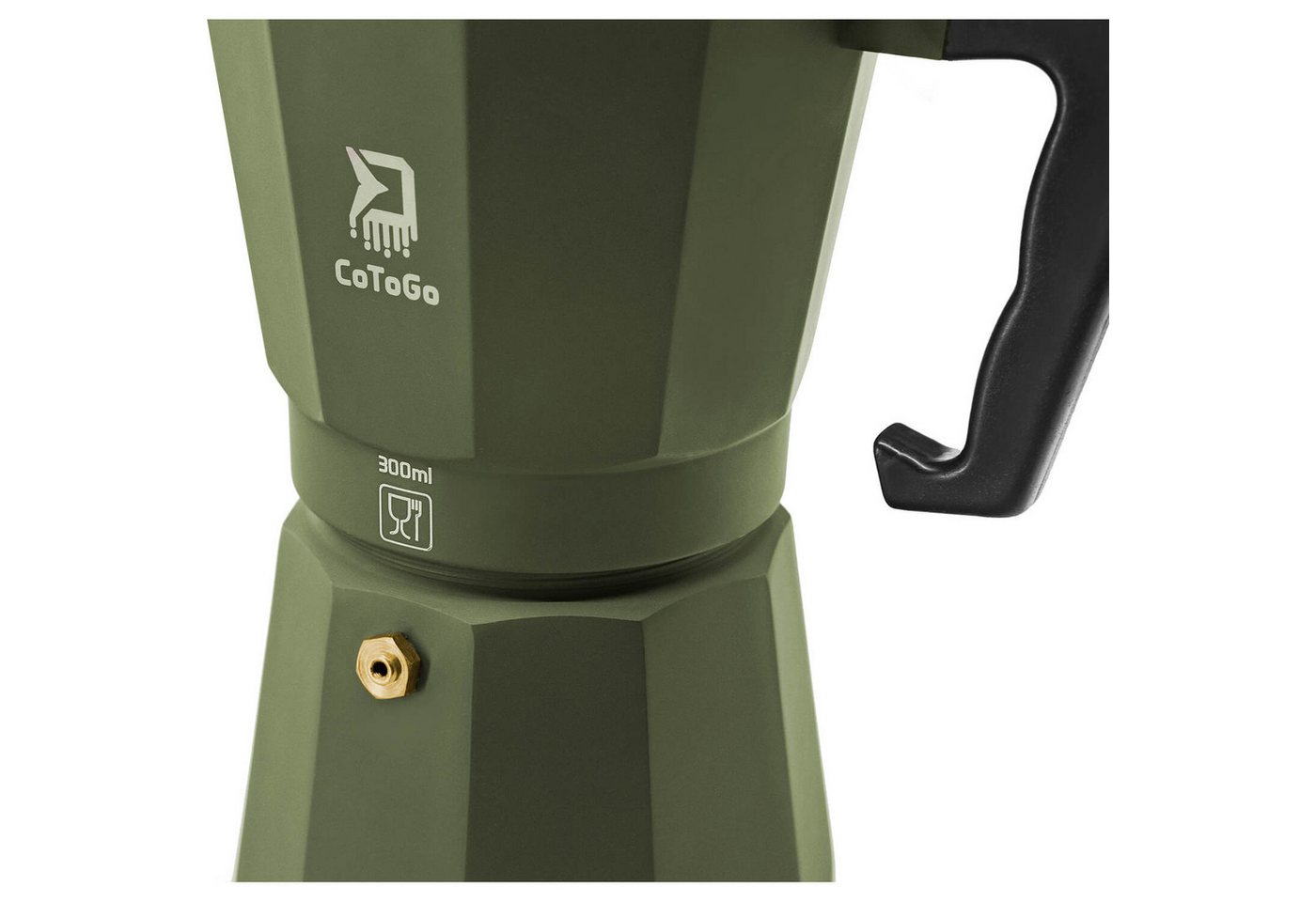 Delphin.sk Espressokocher, 0,3l Kaffeekanne, Robuste Konstruktion Bild 4