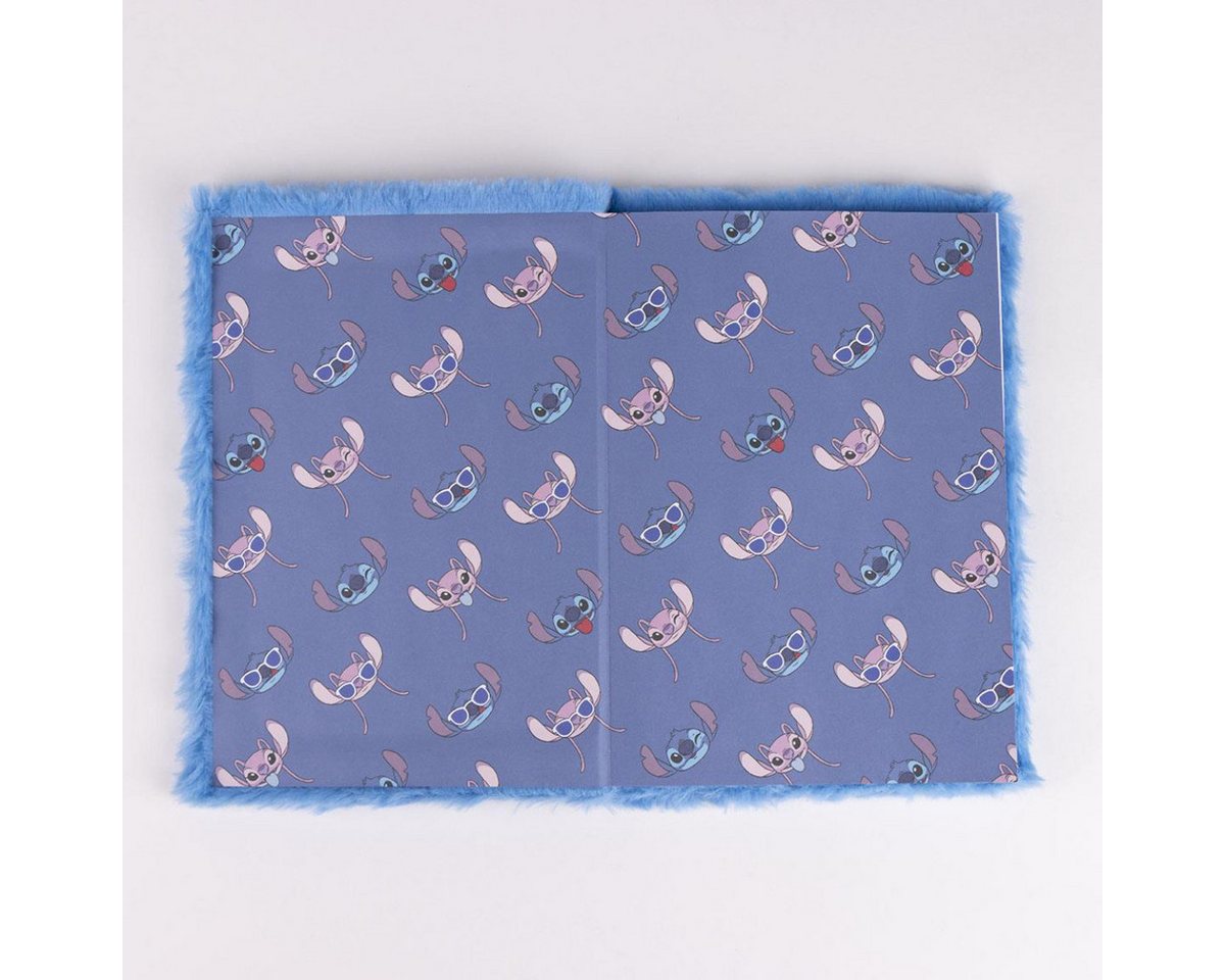 Cerda Notizbuch Disney Stitch Plüsch 16x24x3,5 cm Kinder Schreibwaren