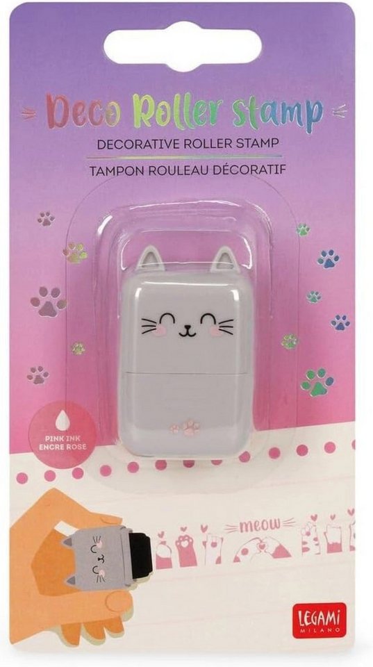 Legami Federmäppchen LEGAMI Deko-Rollstempel Kitty - Endlosmuster bis 300m Bild 2