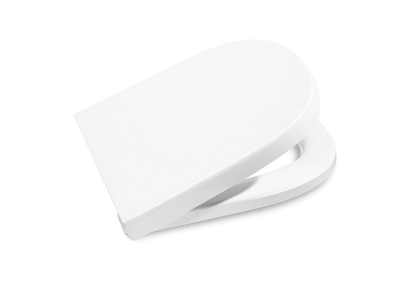 Youyijia WC-Sitz Quadratischer WC-Sitz Weiß mit Absenkautomatik Soft Close