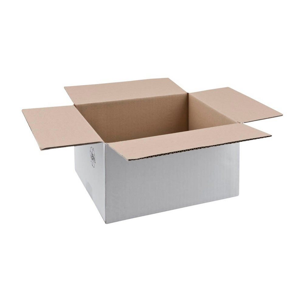 Nestler Versandkarton 20 Versandkartons 1-wellig 32x24x16,7cm weiß Bild 2